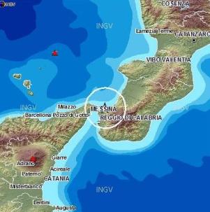 Stretto di Messina, forte scossa nella notte. Il sisma avvertito anche in Calabria. Nessun ferito