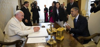 Obama incontra Papa Francesco: “Thank you, thank you”. E il pontefice: “benvenuto signor Presidente”