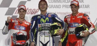 Moto Gp, in Qatar il podio è tutto italiano: il ‘Dottore’ centra la vittoria n.109 in carriera seguito da Dovizioso e Iannone